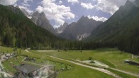Archiv Foto Webcam Dolomitenhof Sexten - Blick auf die Langlaufloipe 13:00