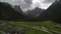 Archiv Foto Webcam Dolomitenhof Sexten - Blick auf die Langlaufloipe 15:00
