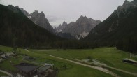 Archived image Webcam Dolomitenhof Sexten - Cross-Country Skiing Trail 05:00