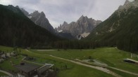 Archived image Webcam Dolomitenhof Sexten - Cross-Country Skiing Trail 07:00