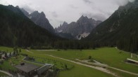 Archiv Foto Webcam Dolomitenhof Sexten - Blick auf die Langlaufloipe 09:00