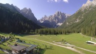 Archived image Webcam Dolomitenhof Sexten - Cross-Country Skiing Trail 07:00