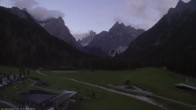 Archived image Webcam Dolomitenhof Sexten - Cross-Country Skiing Trail 19:00