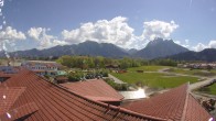 Archiv Foto Webcam Füssen: Hotel Sommer im Allgäu 11:00
