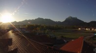 Archiv Foto Webcam Füssen: Hotel Sommer im Allgäu 05:00
