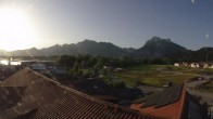 Archiv Foto Webcam Füssen: Hotel Sommer im Allgäu 05:00