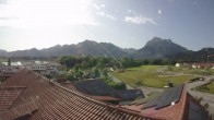 Archiv Foto Webcam Füssen: Hotel Sommer im Allgäu 07:00