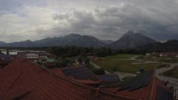 Archiv Foto Webcam Füssen: Hotel Sommer im Allgäu 17:00