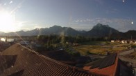 Archiv Foto Webcam Füssen: Hotel Sommer im Allgäu 05:00