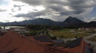 Archiv Foto Webcam Füssen: Hotel Sommer im Allgäu 07:00