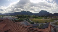 Archiv Foto Webcam Füssen: Hotel Sommer im Allgäu 09:00