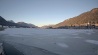 Archiv Foto Webcam Blick über den Weissensee 07:00