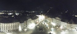 Archived image Webcam View from the town hall in Graz 23:00