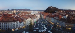 Archived image Webcam View from the town hall in Graz 06:00