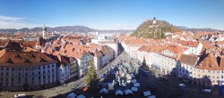 Archived image Webcam View from the town hall in Graz 09:00