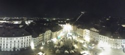 Archived image Webcam View from the town hall in Graz 23:00