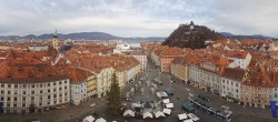 Archived image Webcam View from the town hall in Graz 07:00