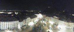 Archived image Webcam View from the town hall in Graz 23:00