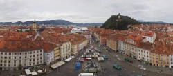 Archived image Webcam View from the town hall in Graz 09:00