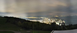 Archiv Foto Webcam Pfänderbahn - Bergstation 23:00