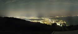 Archiv Foto Webcam Pfänderbahn - Bergstation 23:00