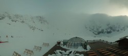 Archiv Foto Webcam Skigebiet Sulden: Panoramakamera Madritschhütte 19:00