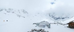 Archiv Foto Webcam Skigebiet Sulden: Panoramakamera Madritschhütte 13:00