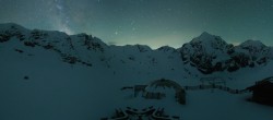 Archiv Foto Webcam Skigebiet Sulden: Panoramakamera Madritschhütte 01:00