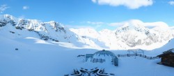 Archiv Foto Webcam Skigebiet Sulden: Panoramakamera Madritschhütte 06:00