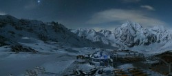 Archiv Foto Webcam Skigebiet Sulden: Panoramakamera Madritschhütte 01:00