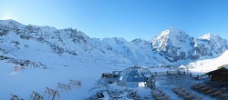 Archiv Foto Webcam Skigebiet Sulden: Panoramakamera Madritschhütte 09:00