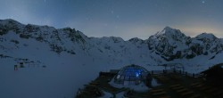 Archiv Foto Webcam Skigebiet Sulden: Panoramakamera Madritschhütte 03:00