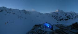 Archiv Foto Webcam Skigebiet Sulden: Panoramakamera Madritschhütte 01:00