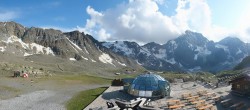 Archiv Foto Webcam Skigebiet Sulden: Panoramakamera Madritschhütte 17:00