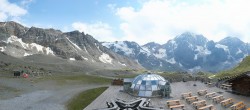 Archiv Foto Webcam Skigebiet Sulden: Panoramakamera Madritschhütte 15:00
