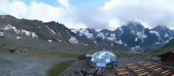 Archiv Foto Webcam Skigebiet Sulden: Panoramakamera Madritschhütte 17:00