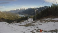 Archived image Webcam Weissensee Ski Resort - Top Station 06:00