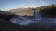 Archiv Foto Webcam Skigebiet Weissensee - Bergstation 07:00