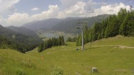 Archiv Foto Webcam Skigebiet Weissensee - Bergstation 13:00