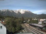Archived image Webcam Train station Puchberg - view to the Schneeberg 07:00