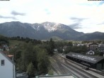 Archived image Webcam Train station Puchberg - view to the Schneeberg 11:00