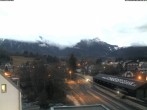 Archived image Webcam Train station Puchberg - view to the Schneeberg 15:00