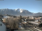 Archived image Webcam Train station Puchberg - view to the Schneeberg 09:00