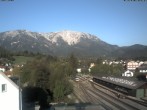 Archived image Webcam Train station Puchberg - view to the Schneeberg 06:00