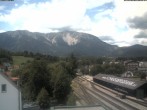 Archived image Webcam Train station Puchberg - view to the Schneeberg 11:00