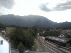 Archived image Webcam Train station Puchberg - view to the Schneeberg 13:00
