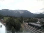 Archived image Webcam Train station Puchberg - view to the Schneeberg 19:00