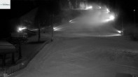 Archiv Foto Webcam Semmering Hirschenkogel: Talstation und Ziel Weltcupabfahrt 03:00