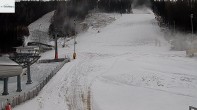 Archiv Foto Webcam Semmering Hirschenkogel: Talstation und Ziel Weltcupabfahrt 13:00