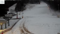 Archiv Foto Webcam Semmering Hirschenkogel: Talstation und Ziel Weltcupabfahrt 15:00